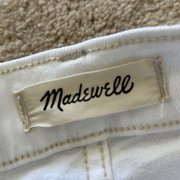 NWOT Madewell Classic Straight Leg Jean Petite Cropped Tile White Sz 23P - Picture 4 of 15